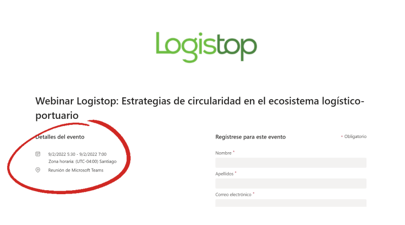 Webinar Logistop: Estrategias de circularidad en el ecosistema logístico-portuario