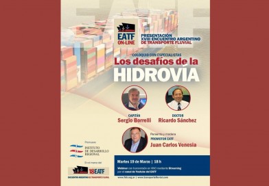 19 marzo: Presentación XVIII EATF | Coloquio EATF Online: “Los desafíos de la Hidrovía”
