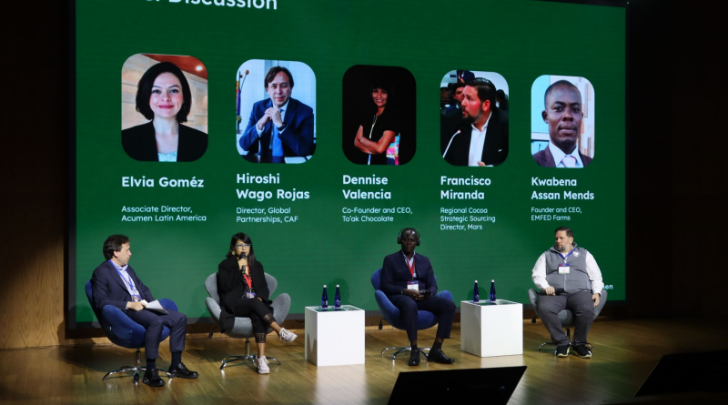 Del grano al impacto: CAF y Acumen impulsan la transformación resiliente de la cadena del cacao en América Latina y el Caribe