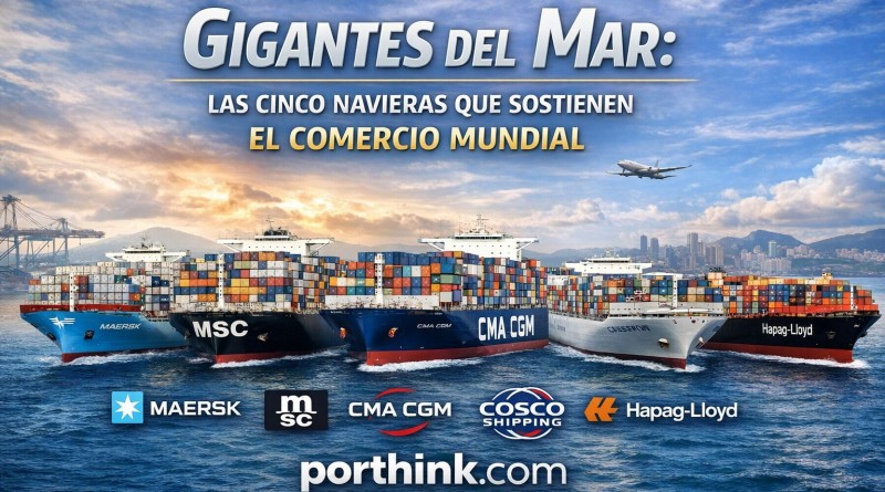 Gigantes del mar: las cinco navieras que sostienen el comercio mundial